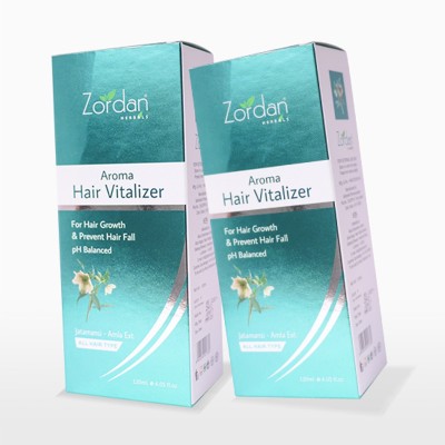 ZORDAN Aroma Hair Vitalizer (120ml*2) (Pack of 2) Hair Oil(240 ml)