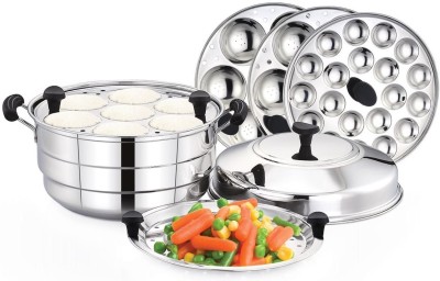 Mahavir Induction And Standard Idly Cooker with Steamer Plate Induction & Standard Idli Maker (5 Plates , 21 Idlis ) Induction & Standard Idli Maker(5 Plates , 21 Idlis )