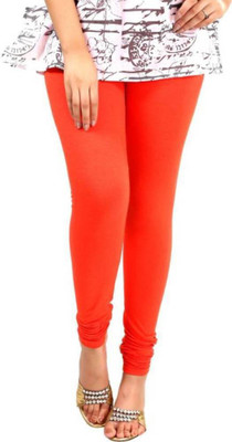 Khalifa Churidar  Ethnic Wear Legging(Red, Solid)