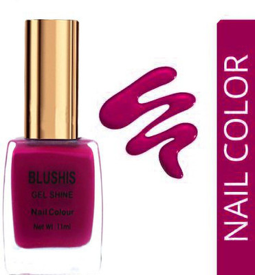 BLUSHIS Gel Shine Nail Color (11ml) Dark Magenta