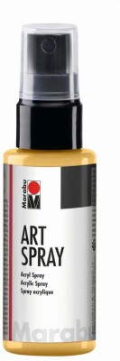MARABU Art Spray - Acrylic Paint - 50 ML Spray Bottle - Gold (084)(Set of 1, Gold)