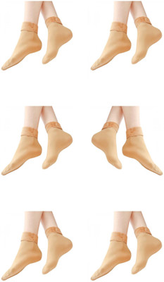 TOMKOT Unisex Solid Calf Length(Pack of 6)