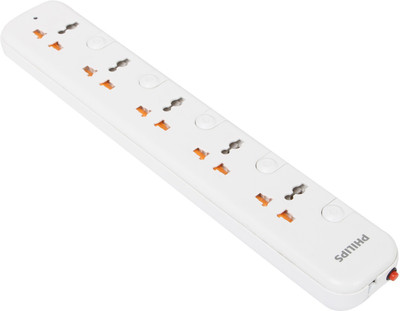 PHILIPS SPN1358WD 5 Socket Extension Boards(White)