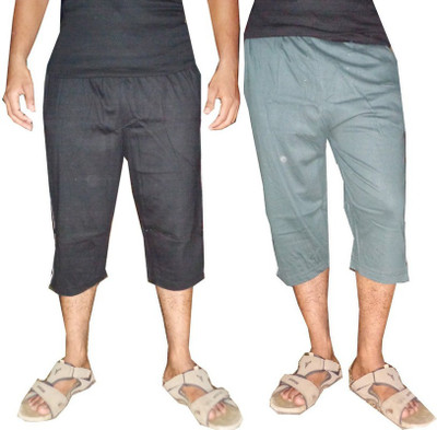 WellFitLook Self Design Men Three Fourths