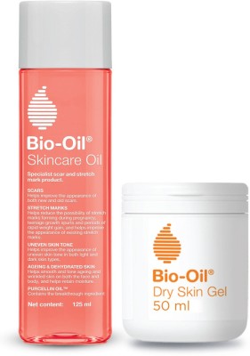 Bio Oil Perfect Skin Combo-Skincare Oil and Dry Skin Gel for Moisturized, Flawless Skin-Face and Body  (175 ml) @ Flipkart
