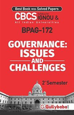 IGNOU BPAG-172: Governance : Issues And Challenges(Paperback, GPH Panel of Experts)