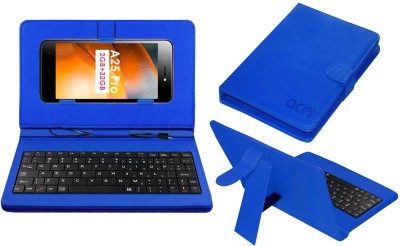 ACM Keyboard Case for Itel A25 Pro(Blue, Cases with Holder, Pack of: 1)