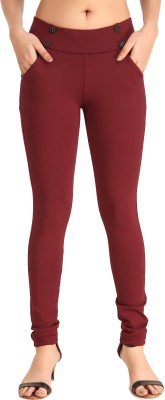 SEMLE Maroon Jegging(Solid)