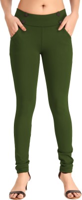 SEMLE Dark Green Jegging(Solid)