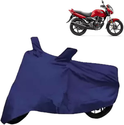 aksmit Two Wheeler Cover for Honda(CB Unicorn, Blue)
