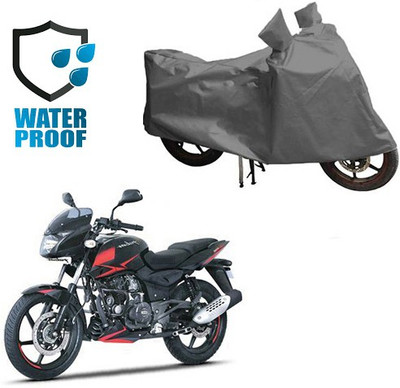RPSENTTERPR Waterproof Two Wheeler Cover for Bajaj(Pulsar 200 NS DTS-i, Grey)