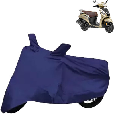 THE REAL ARV Waterproof Two Wheeler Cover for Yamaha(Fascino, Blue)