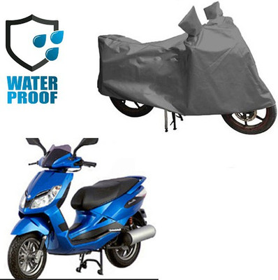 RPSENTTERPR Waterproof Two Wheeler Cover for Bajaj(V 150, Grey)