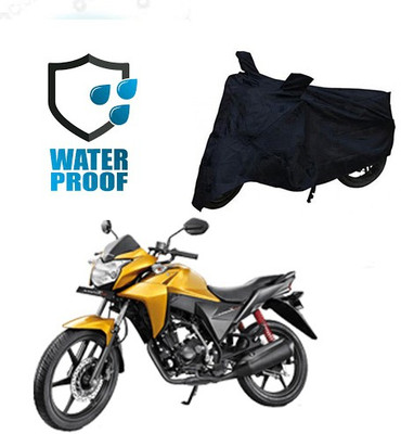RPSENTTERPR Waterproof Two Wheeler Cover for Honda(CB Twister, Black)