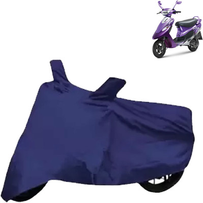 THE REAL ARV Waterproof Two Wheeler Cover for TVS(Scooty Pep+, Blue)