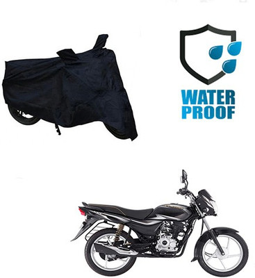 RPSENTTERPR Waterproof Two Wheeler Cover for Bajaj(Platina 100 DTS-i, Black)