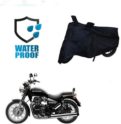 RPSENTTERPR Waterproof Two Wheeler Cover for Royal Enfield(Thunderbird 500, Black)