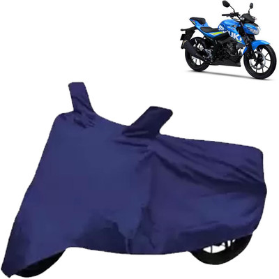 THE REAL ARV Waterproof Two Wheeler Cover for Suzuki(GSX, Blue)