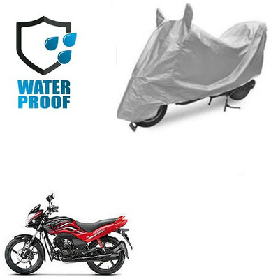 SANJU Waterproof Two Wheeler Cover for Hero(Electric Optima, Silver)