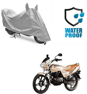 saanvi Waterproof Two Wheeler Cover for LML(Freedom, Silver)