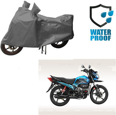 RPSENTTERPR Waterproof Two Wheeler Cover for Honda(Passion Pro TR, Grey)