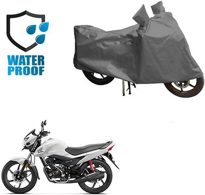 RPSENTTERPR Waterproof Two Wheeler Cover for Honda(Passion Plus, Grey)