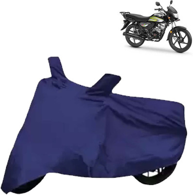 aksmit Two Wheeler Cover for Honda(CD 110 Dream, Blue)