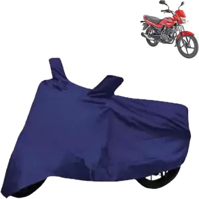 SUNONA Two Wheeler Cover for Bajaj(Platina 100 DTS-i, Blue)