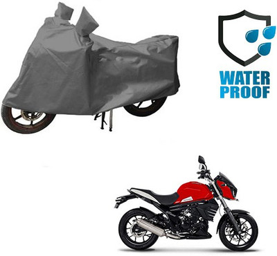 RPSENTTERPR Waterproof Two Wheeler Cover for Mahindra(Pantero, Grey)