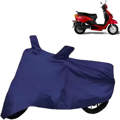 Rhtdmm Two Wheeler Cover for Indus(Yo Spark, Blue)