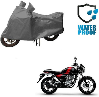 RPSENTTERPR Two Wheeler Cover for Bajaj(V 150, Grey)