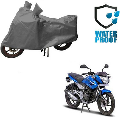 RPSENTTERPR Waterproof Two Wheeler Cover for Bajaj(XCD 125cc, Grey)
