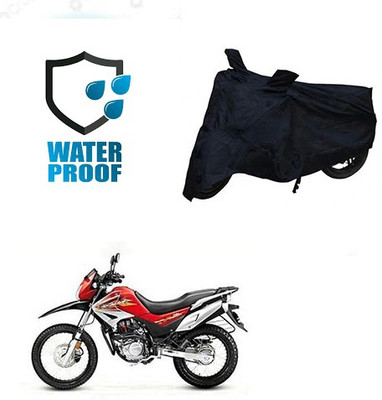 SANJU Waterproof Two Wheeler Cover for Hero(Impulse, Black)