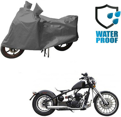 RPSENTTERPR Waterproof Two Wheeler Cover for Harley Davidson(Bobber 350, Grey)