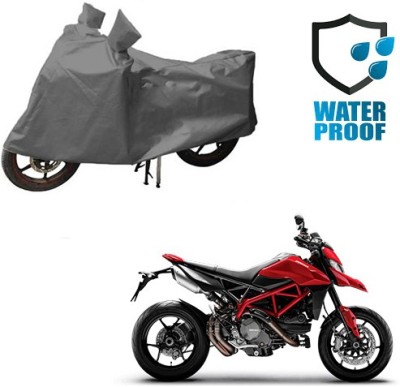 RPSENTTERPR Waterproof Two Wheeler Cover for Ducati(Monster 82, Grey)