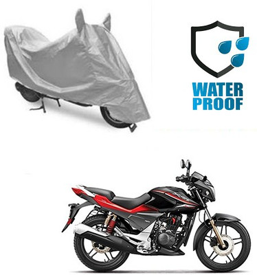 RPSENTTERPR Waterproof Two Wheeler Cover for Hero(CBZ Extreme, Silver)