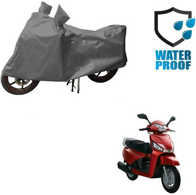 RPSENTTERPR Waterproof Two Wheeler Cover for Mahindra(Gusto, Grey)