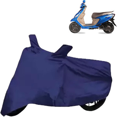 THE REAL ARV Waterproof Two Wheeler Cover for TVS(Zest, Blue)