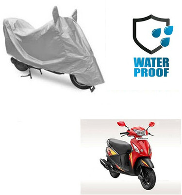 RPSENTTERPR Waterproof Two Wheeler Cover for Hero(Pleasure, Silver)
