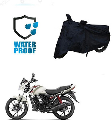 SANJU Waterproof Two Wheeler Cover for Suzuki(Sling Shot Plus, Black)
