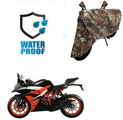 Mdstar Waterproof Two Wheeler Cover for KTM(RC 200, Multicolor)