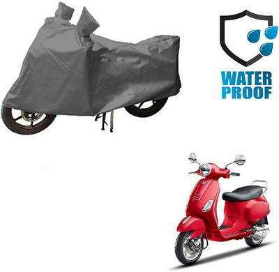 RPSENTTERPR Waterproof Two Wheeler Cover for Piaggio(Vespa VXL, Grey)