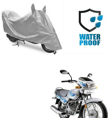 RPSENTTERPR Waterproof Two Wheeler Cover for TVS(Victor GLX, Silver)