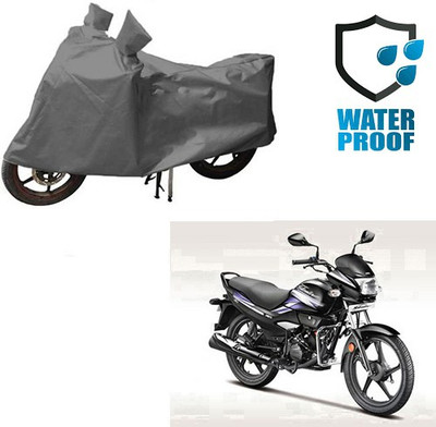 RPSENTTERPR Waterproof Two Wheeler Cover for Hero(Super Splendor, Grey)