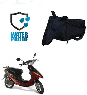 RPSENTTERPR Waterproof Two Wheeler Cover for Indus(Yo Style, Black)