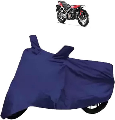 Rhtdmm Two Wheeler Cover for Bajaj(Pulsar, Blue)