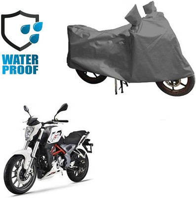 RPSENTTERPR Waterproof Two Wheeler Cover for DSK Benelli(TNT R, Grey)