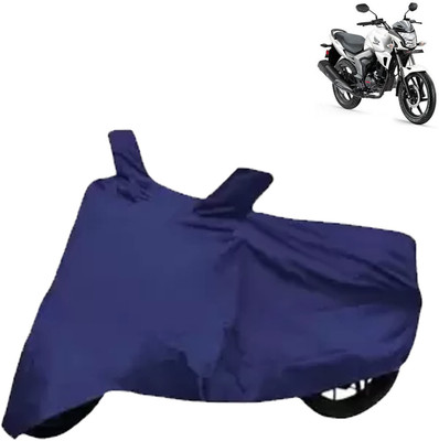 Rhtdm Two Wheeler Cover for Honda(Trigger, Blue)