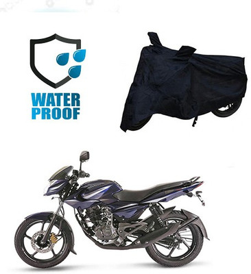 RPSENTTERPR Waterproof Two Wheeler Cover for Bajaj(Pulsar 135 LS DTS-i, Black)