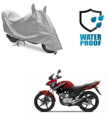 RPSENTTERPR Waterproof Two Wheeler Cover for Yamaha(YBR 125, Silver)